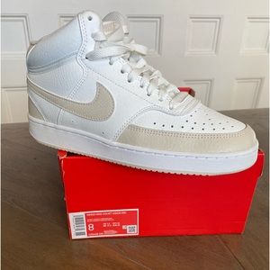 Women’s Nike Court Vision mids - New unworn! Sz 8